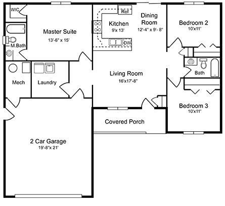 Klamath Floor Plan